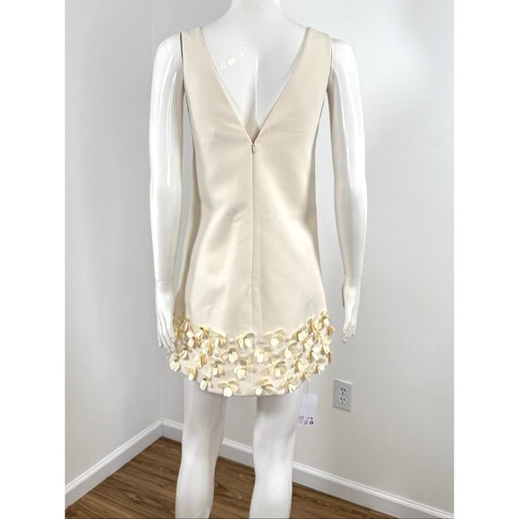 SELF-PORTRAIT Embellished crepe mini dress Size US 4 - Picture 8 of 13